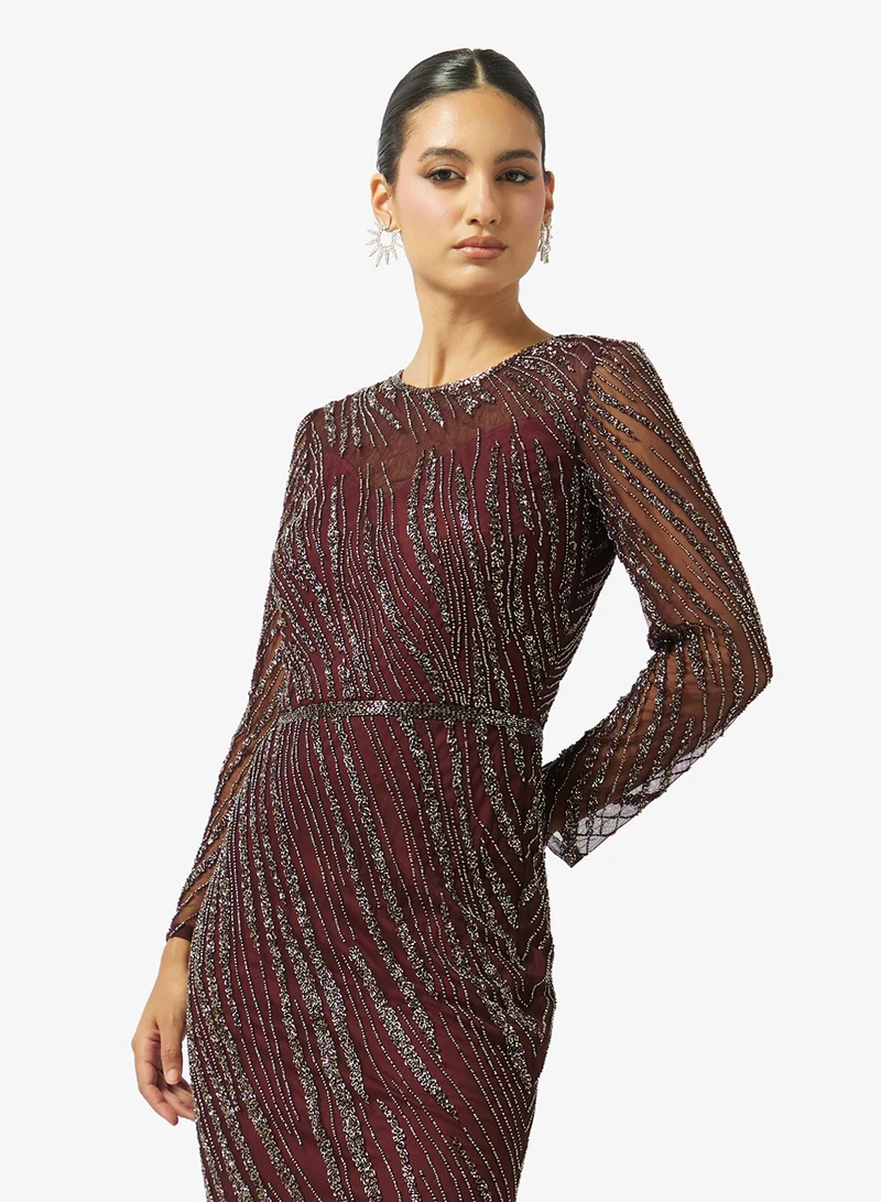 Namshi X  Shimmer Evening Gown for Women | Best Price UAE