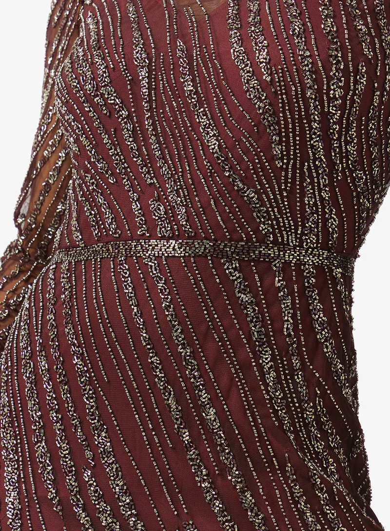 Namshi X  Shimmer Evening Gown for Women | Best Price UAE