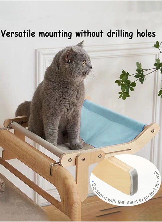 Garlo - Cat Window Perch Cat Window Hammock Seat for Indoor Cats Sturdy Adjustable Durable Steady Cat Bed Providing All-Around Sunbath Space Saving Washable Holds Up to 18kg - Image 1
