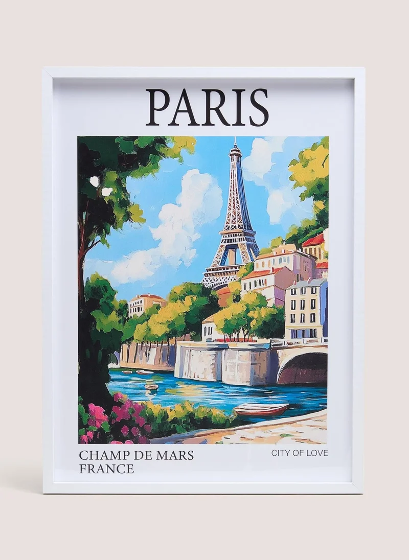 Matalan Paris Wall Art White