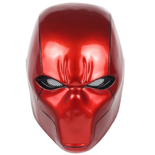 Tiangong Red Hood Helmet Metallic Effect Red Hood Mask Deluxe Cosplay Prop for Fans Collectors Edition A - Image 1