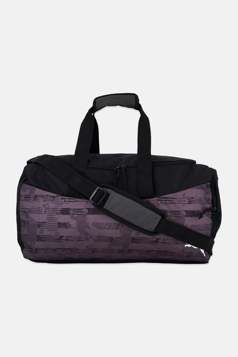 PUMA Men Brand Logo Duffle Bag, Black  - Image 1