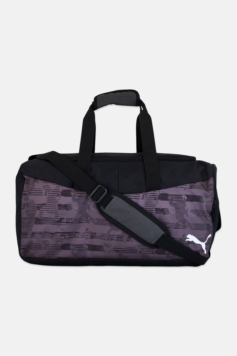 PUMA Men Brand Logo Duffle Bag, Black - Image 1