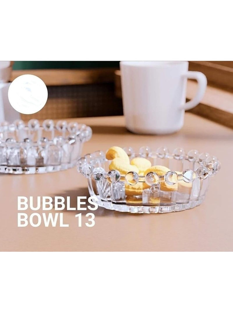 Small Glass Bowls, 6 Pack- 3 Inch Clear Glass Bowls, Dips, Nuts, Candy, Snacks, Meal Prep - Image 2