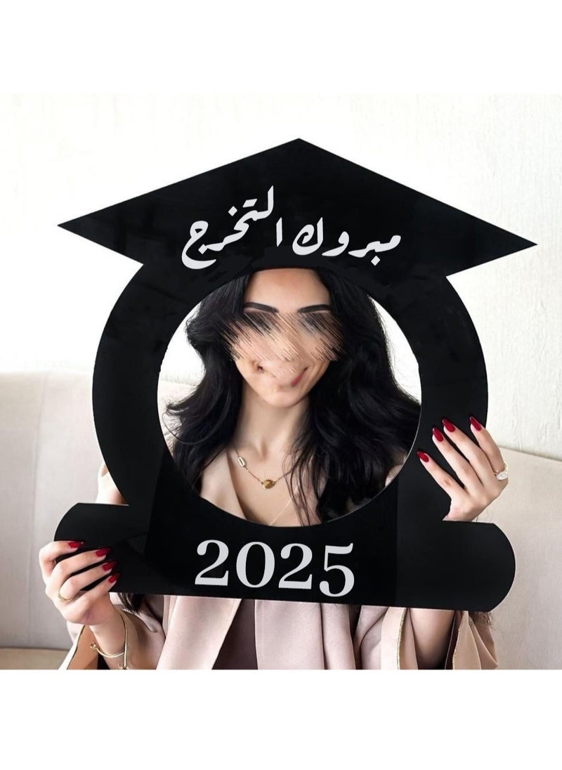 Story Of Candle Circular graduation2025  frame, in white and black  - Image 2