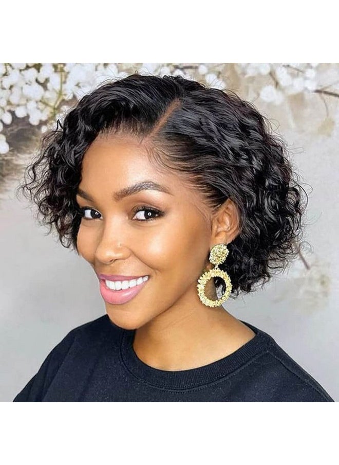 Deep Curly Remy Human Hair Wig Pixie Cut Bob Lace Part Wig Natural Hairline Brazilian Virgin Hair Wig For Black Women - pzsku/ZF2C05C0AF6B874C361FDZ/45/_/1696663419/ac339e31-8dfd-41cb-b91e-8d6c049d64c5