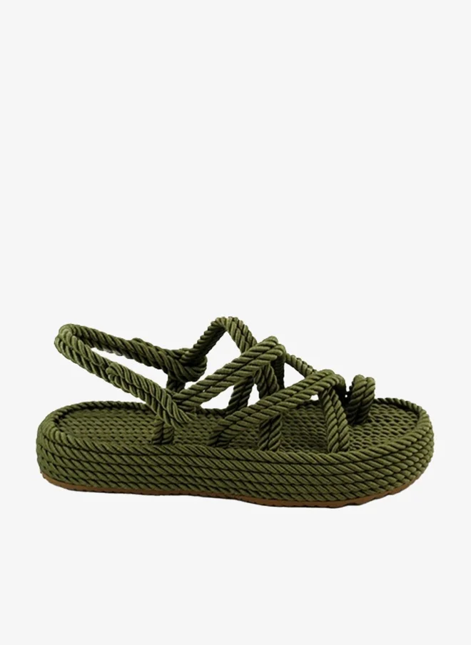 Mumka Rope Sandals Nomads Finger - Khaki