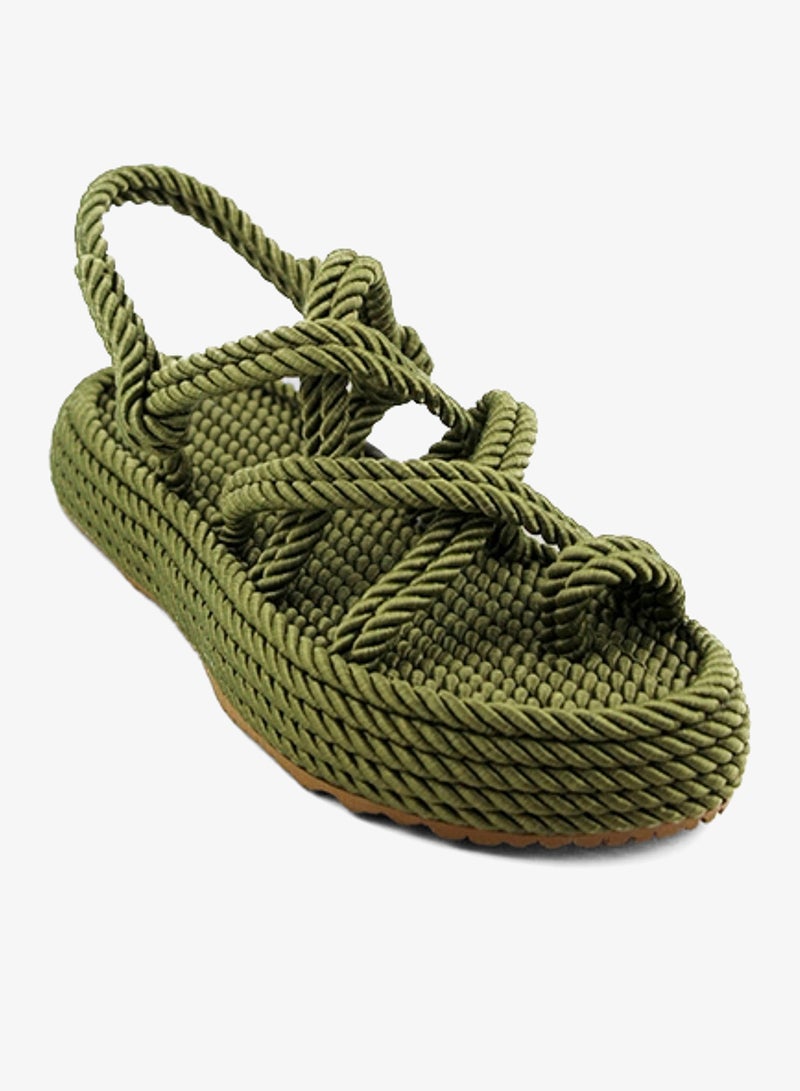 Mumka Rope Sandals Nomads Finger - Khaki - Image 3