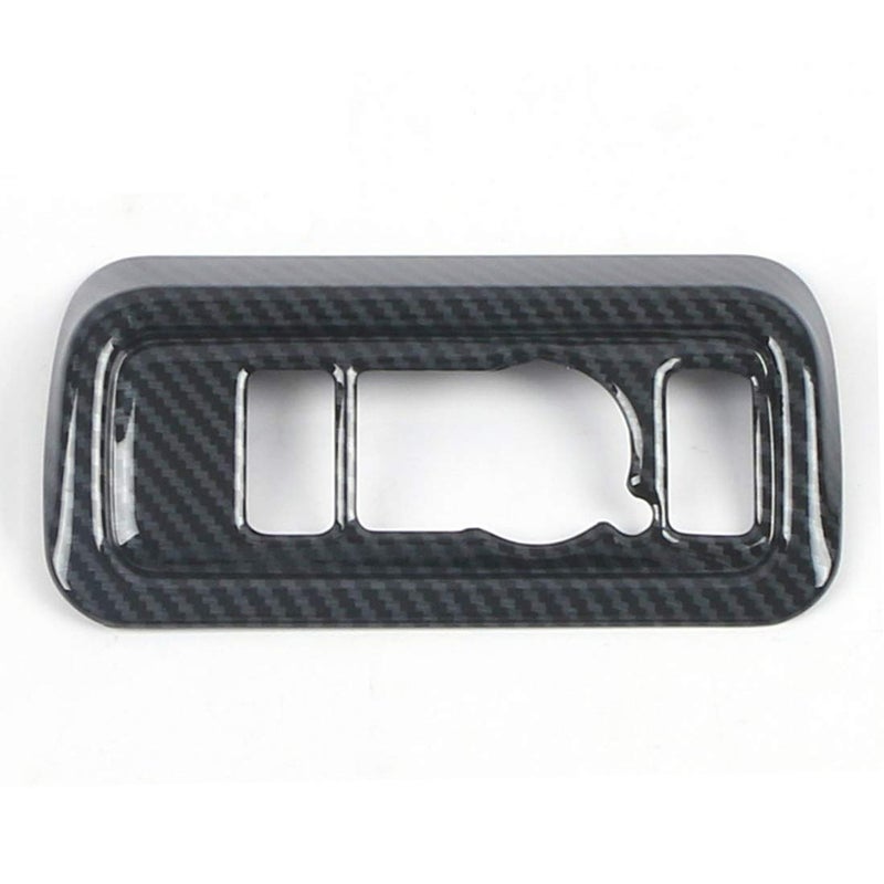 RUIHE Carbon Fiber Color Trunk Switch Cover Dashboard Light Adjustment Trim Fit for Ford Explorer 2020 2021 2022 2023 2024 2025 - Image 4