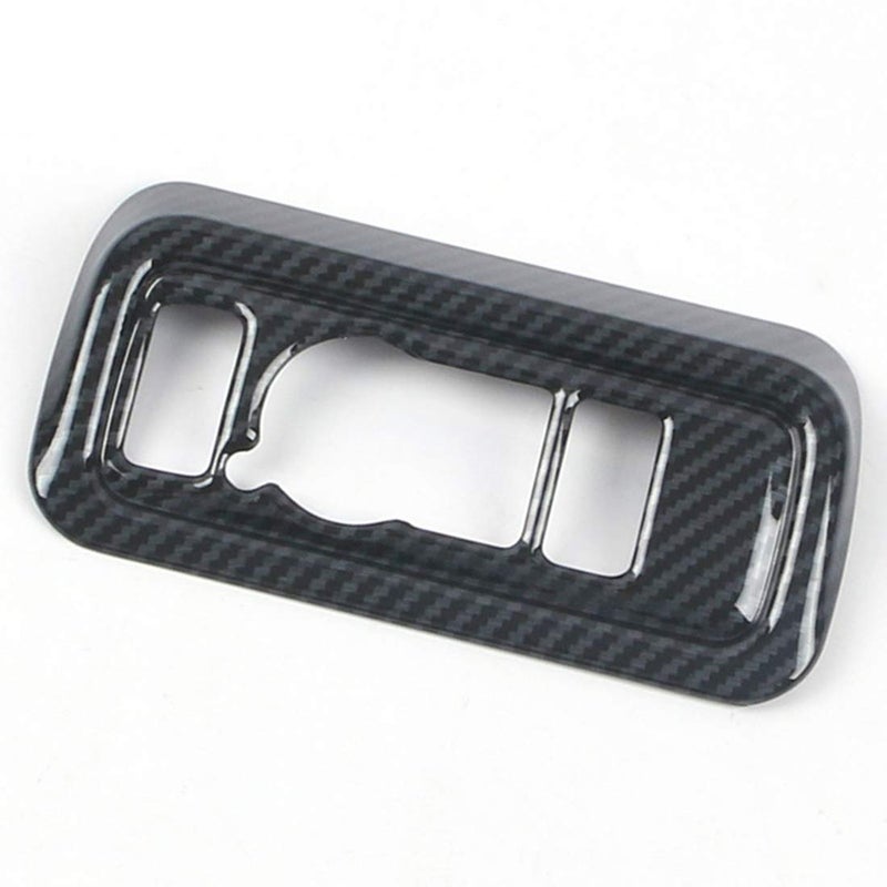 RUIHE Carbon Fiber Color Trunk Switch Cover Dashboard Light Adjustment Trim Fit for Ford Explorer 2020 2021 2022 2023 2024 2025 - Image 3
