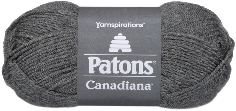 Patons Canadiana Yarn - Solids, Medium Grey Mix - Image 1