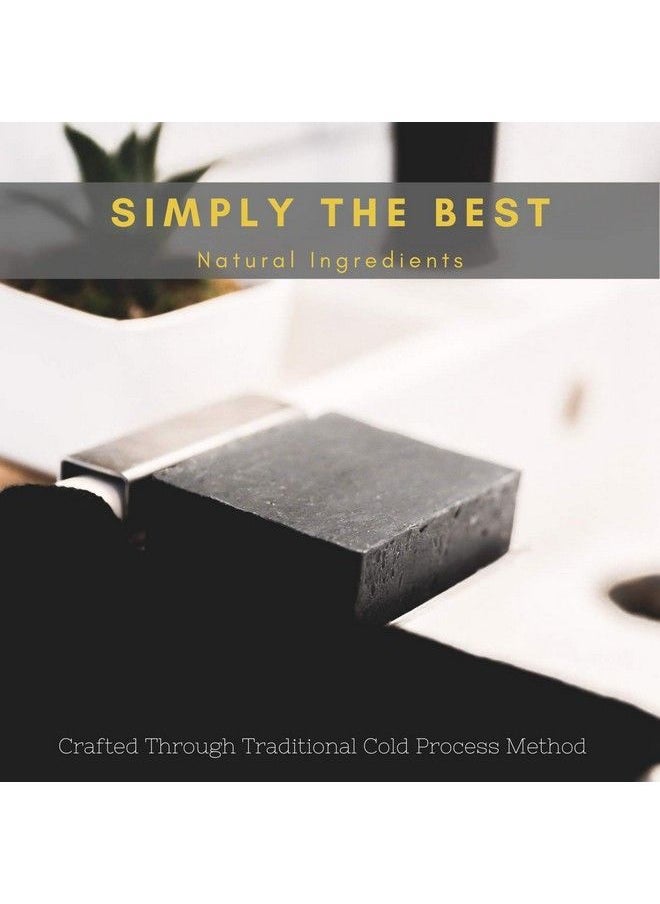 The Yellow Bird - Dead Sea Mud Soap Bar With Exfoliating Pumice Scrub & Detoxifying Charcoal Organic & Natural Essential Oils Made In Usa For Men And Women Face Hand Body Soap… - Image 1