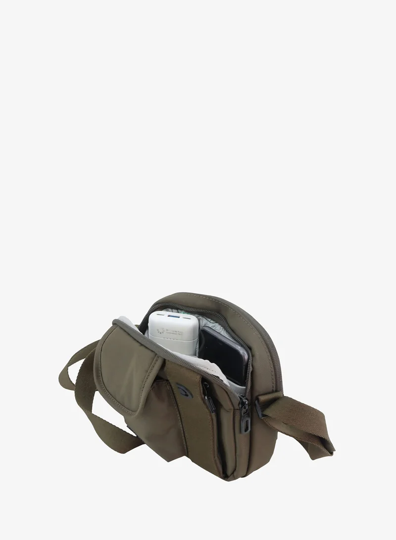 Discovery Downtown Downtown Crossbody Bag Unisex – Eco Recycled Across Body Bag with RFID Protection, Dual Compartments & Adjustable Strap | Travel & Daily Use  | Best Price UAE
