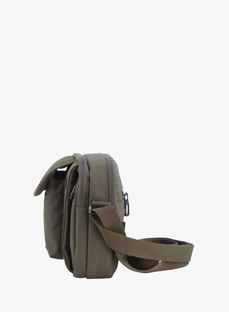 Discovery Downtown Downtown Crossbody Bag Unisex – Eco Recycled Across Body Bag with RFID Protection, Dual Compartments & Adjustable Strap | Travel & Daily Use  | Best Price UAE