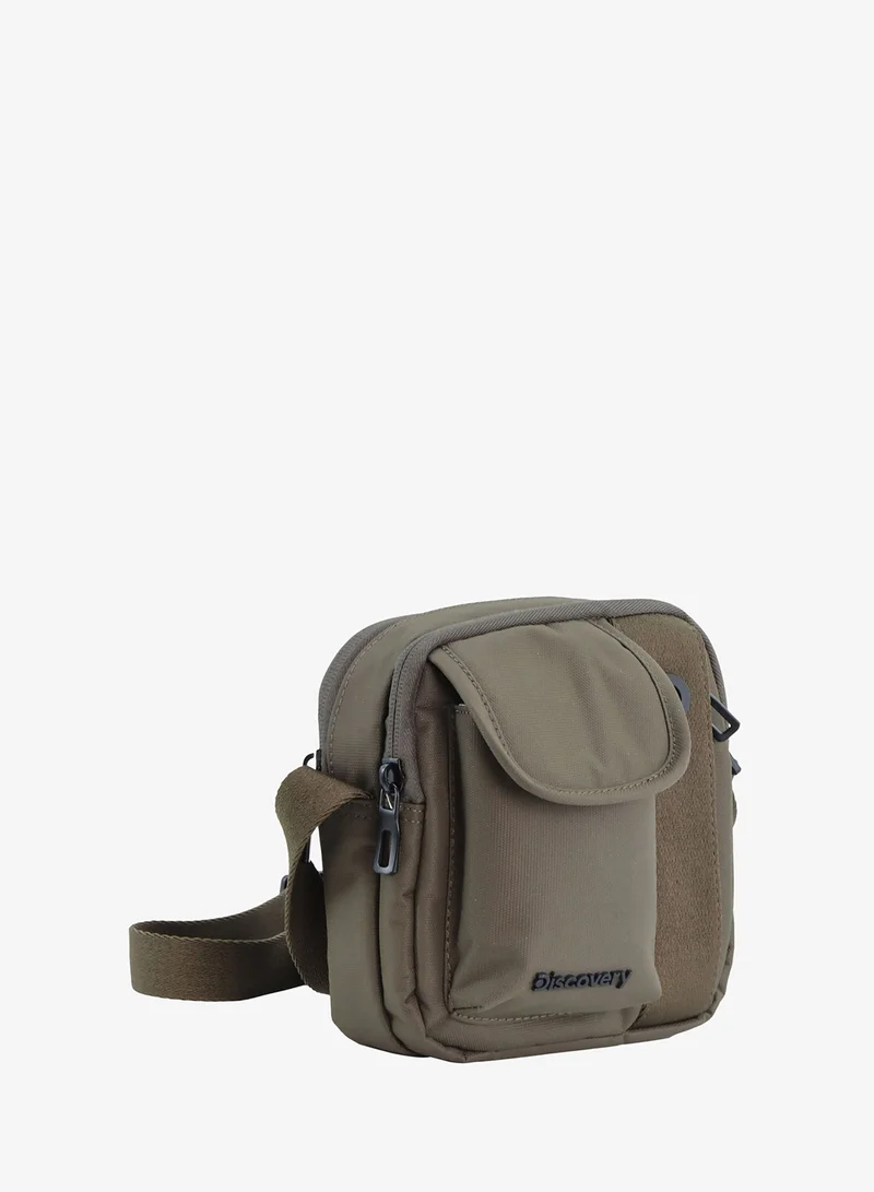 Discovery Downtown Downtown Crossbody Bag Unisex – Eco Recycled Across Body Bag with RFID Protection, Dual Compartments & Adjustable Strap | Travel & Daily Use  | Best Price UAE