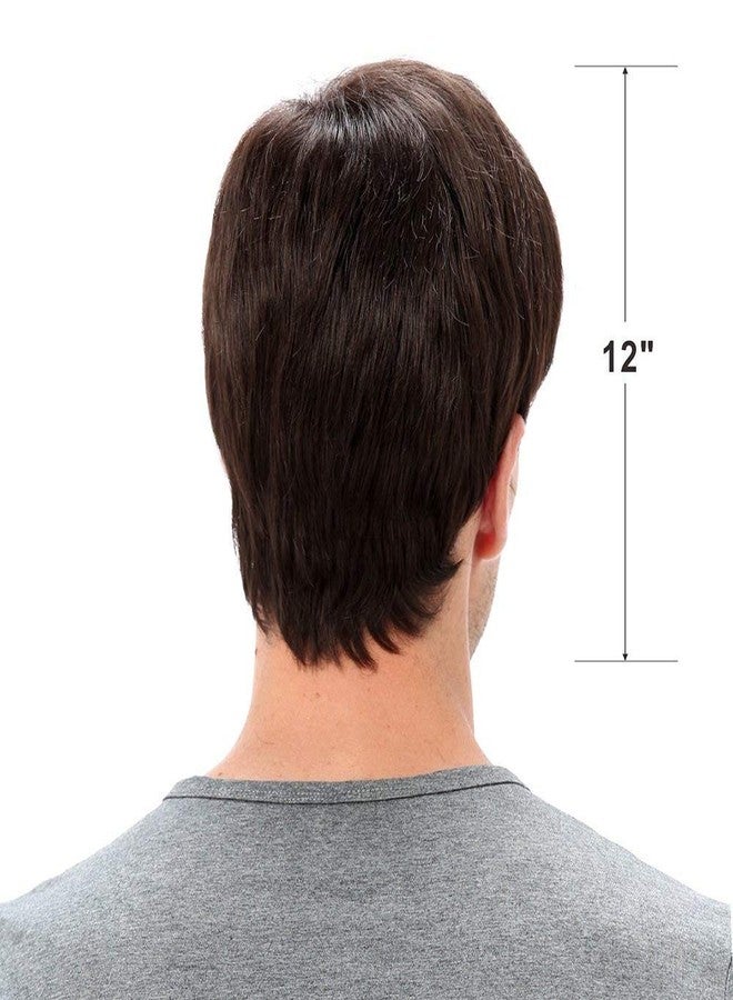 فورين هوليكس شعر مستعار رجالي من Foreignholics، أسود طبيعي، مصنوع من شعر صناعي (أسود) - Image 3