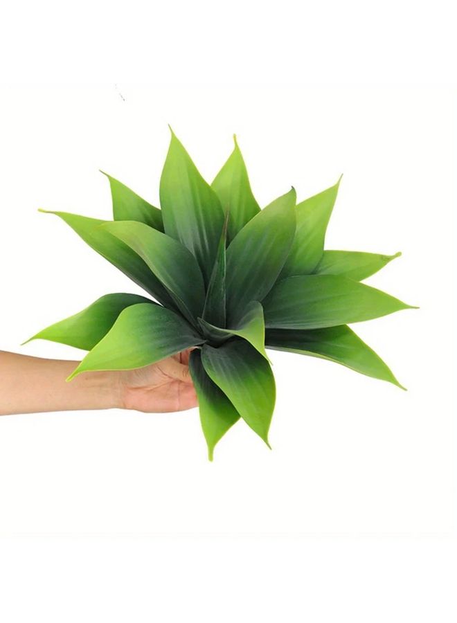 Style 4 Large Green Artificial Agave Plant Branch 11 81 Inch Faux Succulent For Home Decor - Image 2