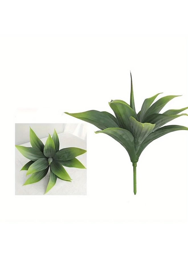 Style 4 Large Green Artificial Agave Plant Branch 11 81 Inch Faux Succulent For Home Decor - Image 5