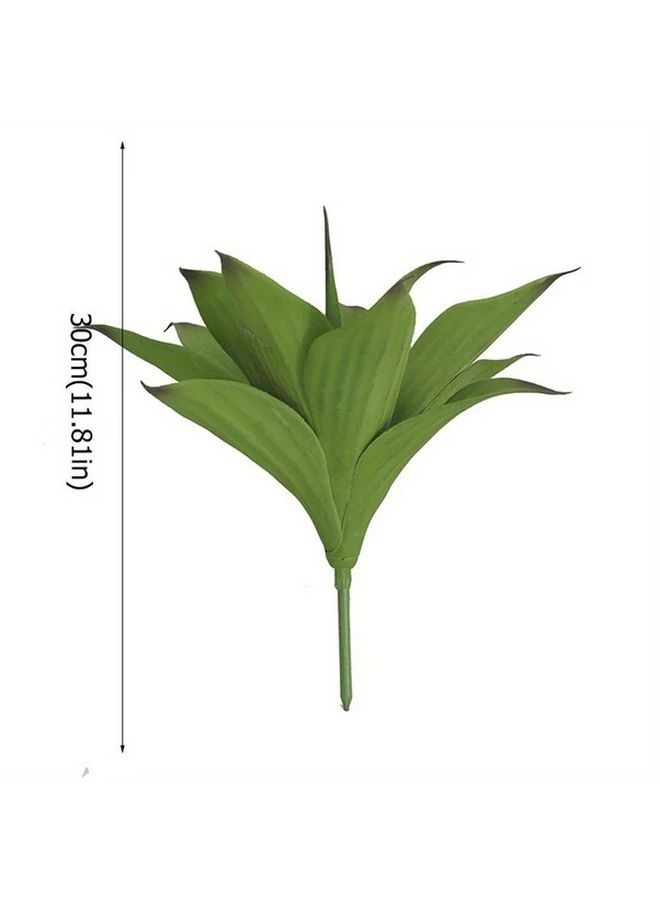 Style 4 Large Green Artificial Agave Plant Branch 11 81 Inch Faux Succulent For Home Decor - Image 4