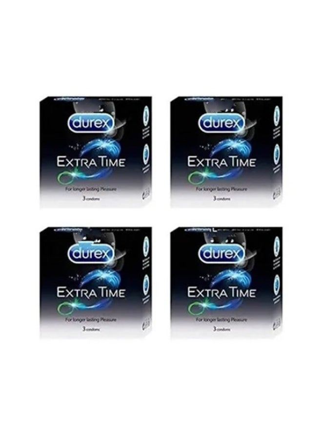 Durex Set Of 4 Extra Time Condoms - Image 1