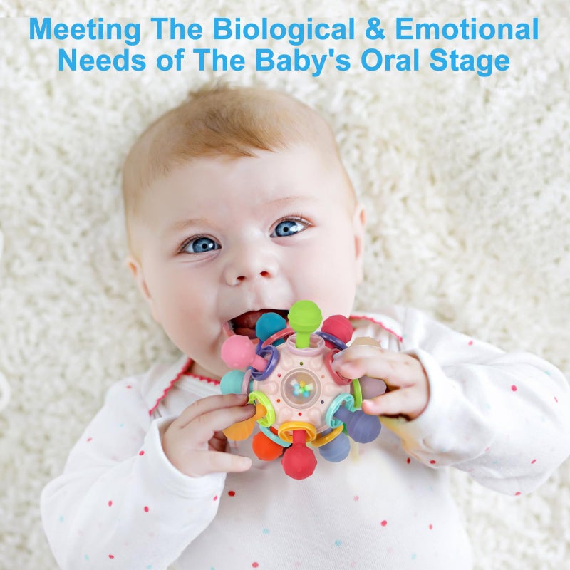 TOHIBEE Baby Montessori Sensory Toys for 0-6 6-12 Months, Baby Teether Teething Toys for Babies 0 3 6 9 12 18 Months, Newborn Infant Learning Developmental Toys Gifts for 1 2 Year Old Boys Girls - Image 2