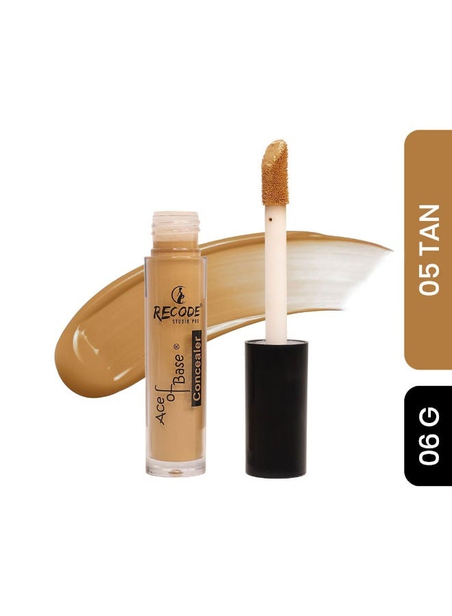 Recode Ace of Base Concealer 6g | Shade 05 - Tan | Natural Matte Finish | High Coverage | Waterproof | Lightweight - Image 2