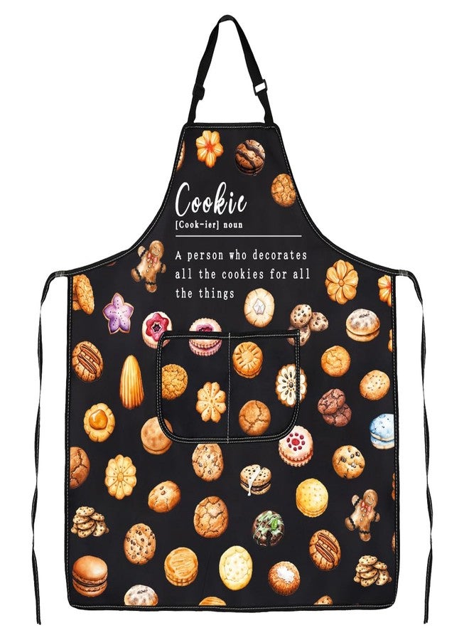 جي 2 توب مريلة G2TUP لمحبي الكعك مزودة بجيوب - هدية مثالية لعشاق الكعك والحلويات (Cookie Lady A) - Image 1