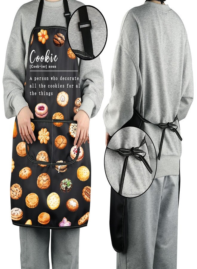 جي 2 توب مريلة G2TUP لمحبي الكعك مزودة بجيوب - هدية مثالية لعشاق الكعك والحلويات (Cookie Lady A) - Image 5