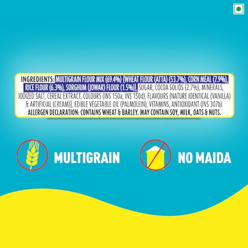 Kellogg's Multigrain Chocos Duet 375g | Source of Calcium, High in Protein, with 10 Essential Vitamins & Minerals, Source of Fibre | Breakfast Cereal for Kids - Image 3