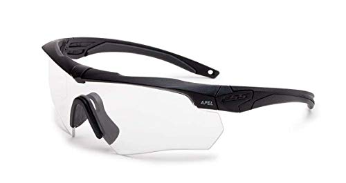ESS Sunglasses Crossbow ONE Black with Clear AntiFog Lens Sunglasses
