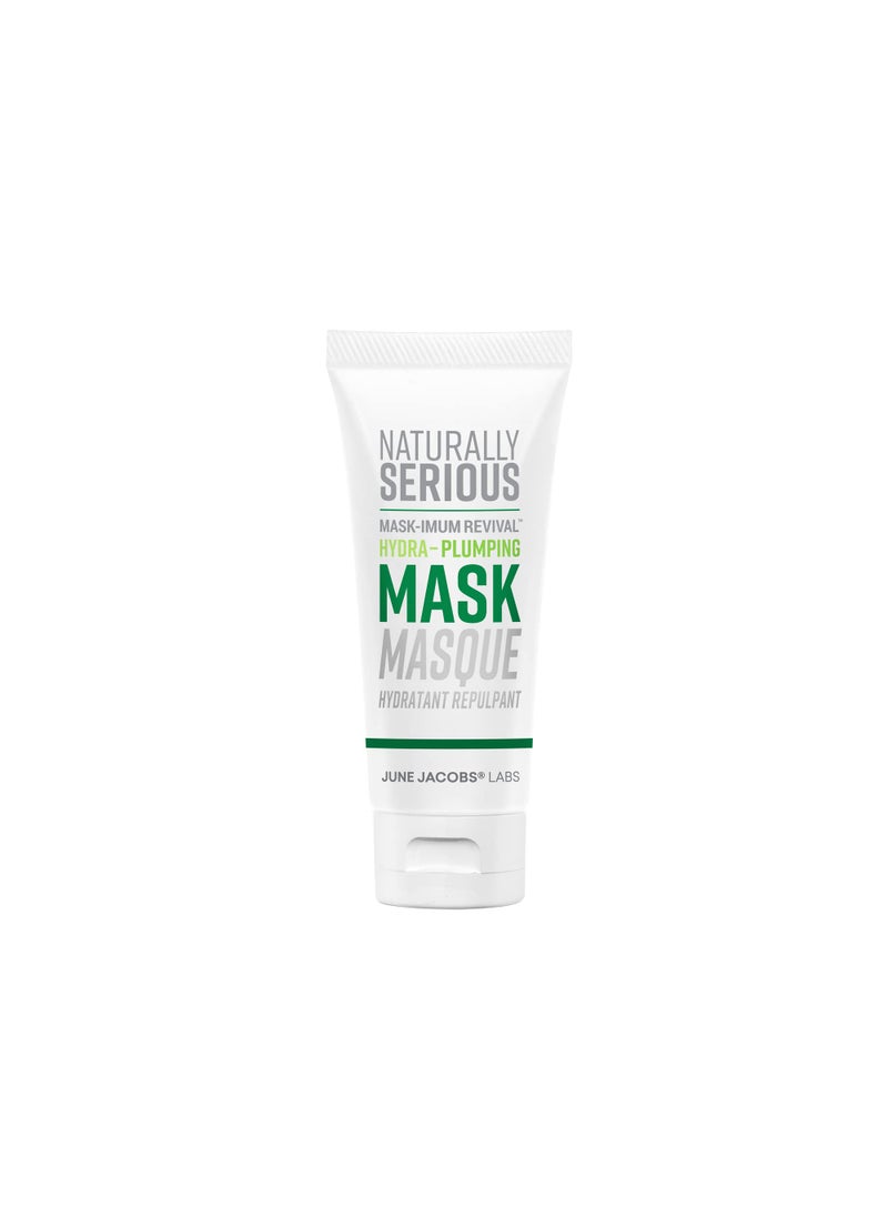 NATURALLY SERIOUS - Naturally Serious | Mask-imum Revival Hydra-Plumping Mask, Hydrating Treatment Mask with Hyaluronic Acid, Kaolin Clay Mask, Vegan Skincare, Cruelty-Free Skincare - Image 1