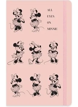 Minnie Mouse Minnie 13*21 80 Yp Illustrated Hardcover Elastic Notebook - All Eyes On