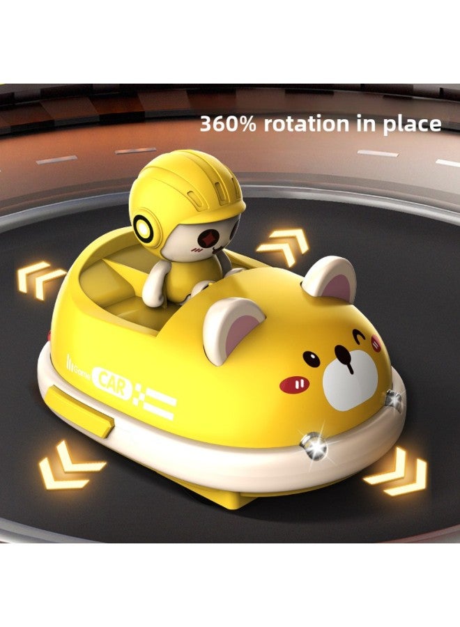 Mini Parent-Child Remote Control Bumper Car Toy Boy Birthday Gift Double Battle Bike Drift Electric Kart-Color:Random One [bag]-Scale:Standard Configuration [one Car, One Power]  - Image 4