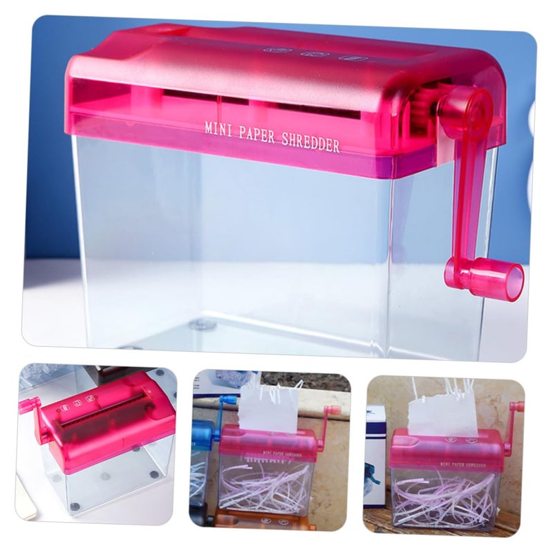 Portable Mini Paper Shredder for Home Office Confidential Document Disposal - Image 3