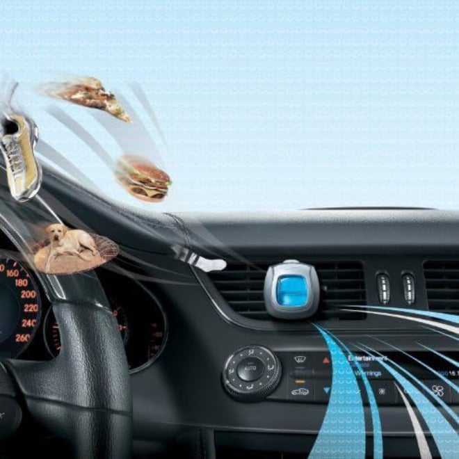 فبريز معطر هواء فيبريز لمشابك فتحات التهوية في السيارة ومزيل الروائح، برائحة جاين آيلاند فريش - قطعتان - Image 2