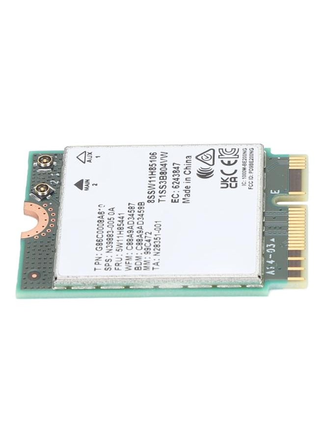BE200NGW WiFi 7 Network Card for Intel BE200 8774Mbps Supports MU MTMO Bluetooth 5.4 WiFi Card for Windows 10 11