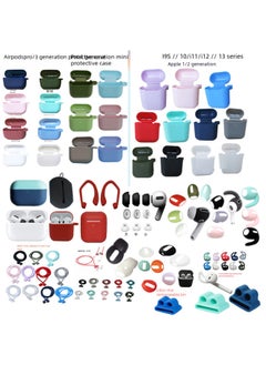 Generic For Airpods Headphone Covers TWS Huawei Xiaomi Rammer Silicone Earbuds Earbuds Ear Cap Apple Second Generation Headset-Color:Custom Color-Model:ES32  ES62  ES68  - Image 5