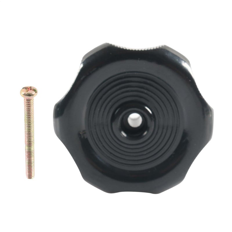 8 Inch Shaft Travel Trailer Window Vent Latch Knob 2 1 4 Inch Diameter Black RV Hardware with Screw Interior Accessories for RV Camper - Image 2