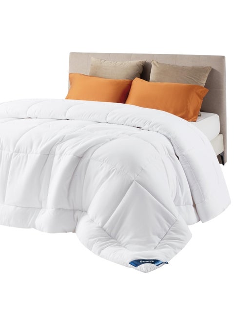 Comforter Duvet Insert Quilted Comforters Queen Size All Season Duvet Down Alternative Bedding Comforter With Corner Tabs White Queen 88 X88