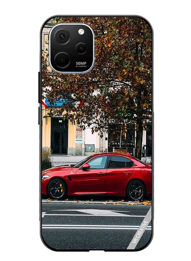 VR CREATIVE Protective Case Cover For Huawei Enjoy 50z Alfa Romeo Guilia Design Multicolour - Image 1