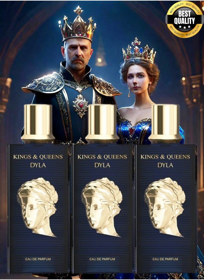 AMARAN 3 Pieces King And Queens Dyla Amaran Perfume EDP 100ML  - Image 1