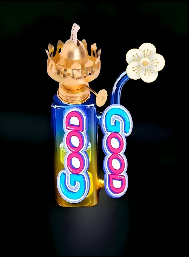 Premium Heat Resistant Glass Oil Lamp， Medical Grade High Borosilicate Material for Long lasting Use