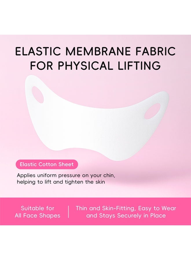 Laikou Japan Sakura V-Line Lifting Chin Mask 4PCS | Sakura & Collagen Infused | V-Shape Face Lift, Firming & Moisturizing | For All Skin Types - Image 5