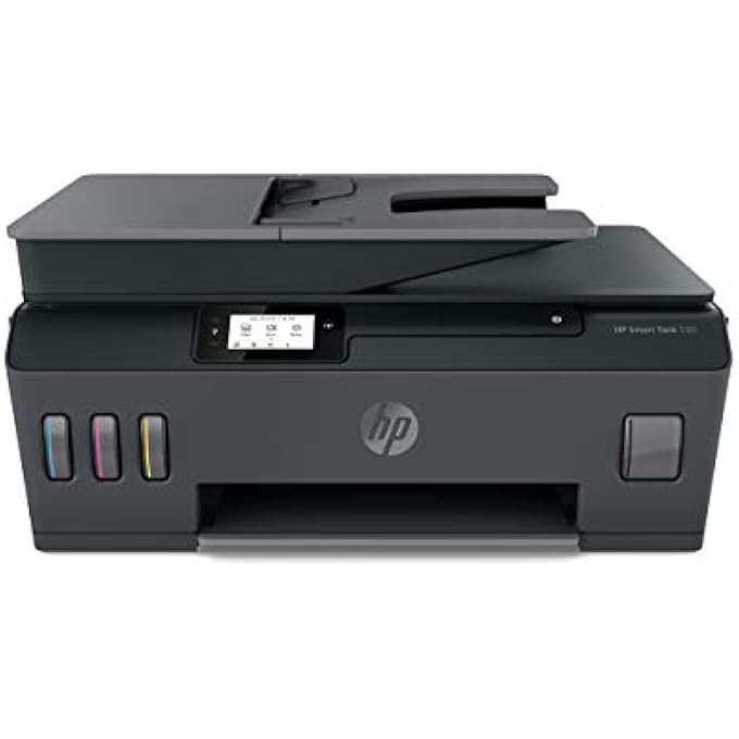 HEWLETT PACKARD SMART TANK 530 WIRELESS ALL IN ONE PRINTER, PRINT, SCAN, COPY, PRINT UP TO 18000 BLACK OR 8000 COLOR PAGES - GRAY [4SB24A] - Image 1
