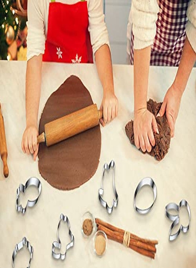ABTOLS مجموعة قوالب تقطيع بسكويت عيد الفصح السعيد، 6 قطع، قوالب تقطيع بسكويت على شكل أرنب، بيضة، جزرة، سلة، مصنوعة من الفولاذ المقاوم للصدأ، قوالب عجينة سكر، قوالب بسكويت للمطبخ، الخبز، تزيين حفلات عيد الفصح - Image 5