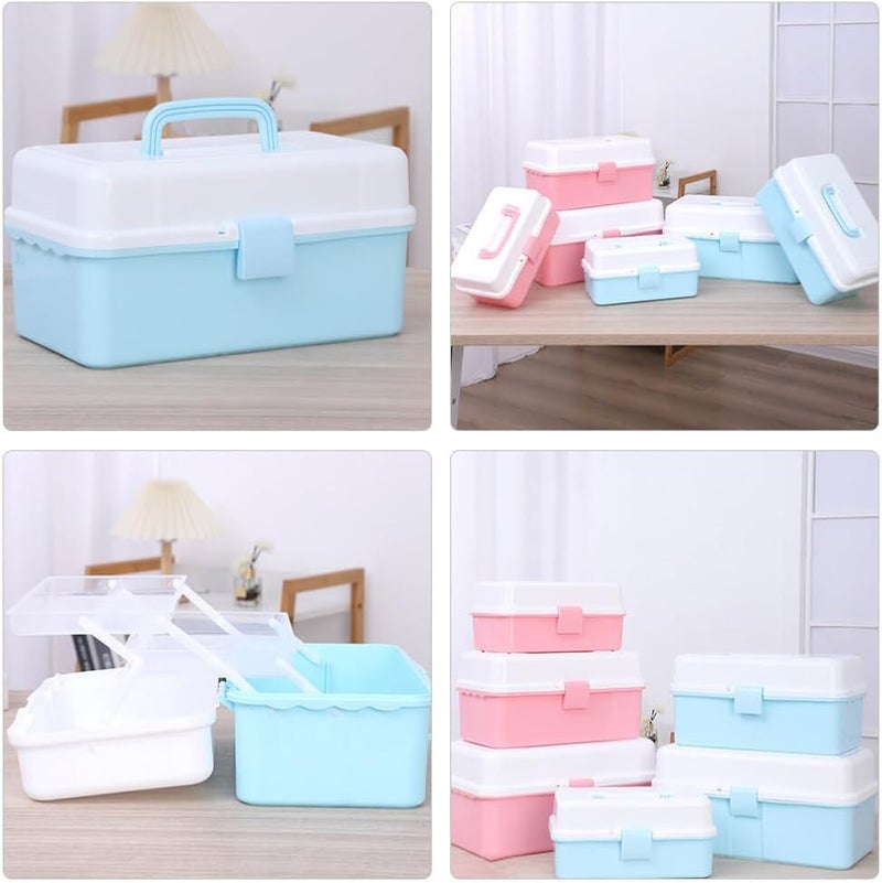 Alipis Art Supply Storage Container Multi-Layer Portable Storage Box Craft Tool Box Pp Material Dividers - Image 4