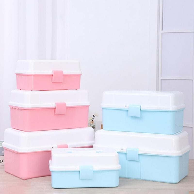 Alipis Art Supply Storage Container Multi-Layer Portable Storage Box Craft Tool Box Pp Material Dividers - Image 3