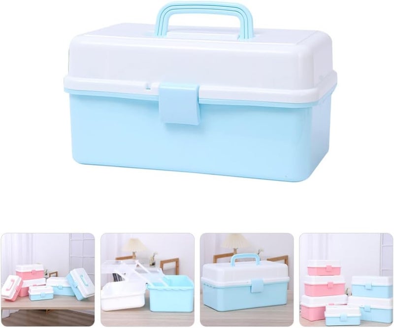 Alipis Art Supply Storage Container Multi-Layer Portable Storage Box Craft Tool Box Pp Material Dividers - Image 5