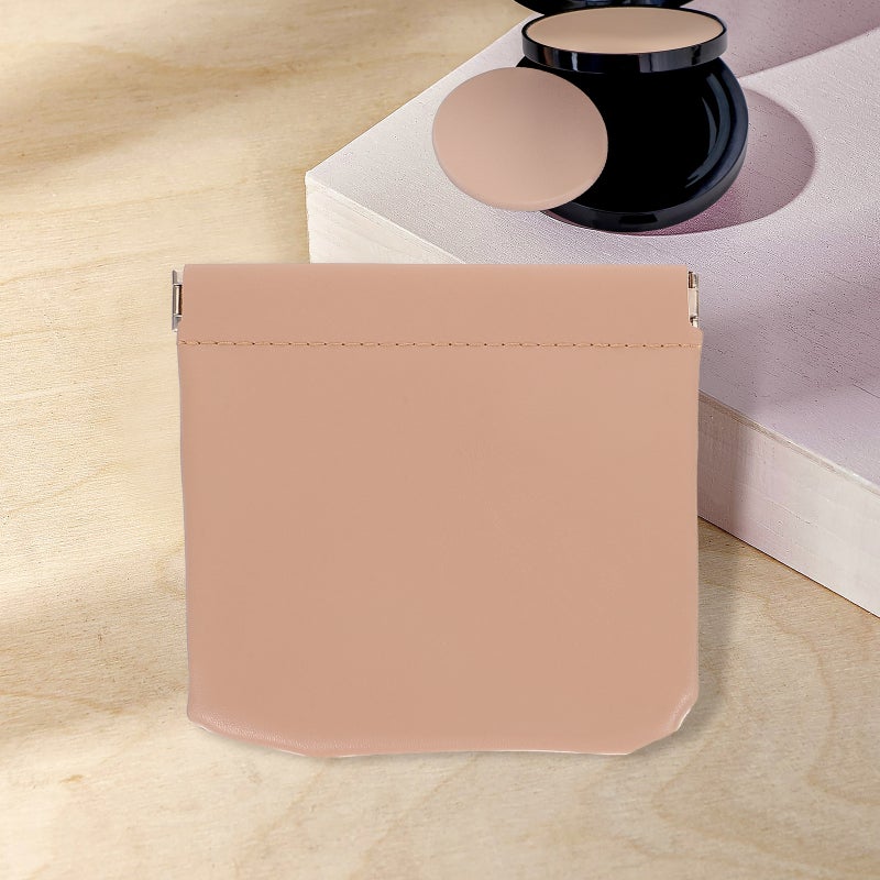 Travel Makeup Pouch, Portable Cosmetic Bags for Women with Durable PU Leather Material - Image 3