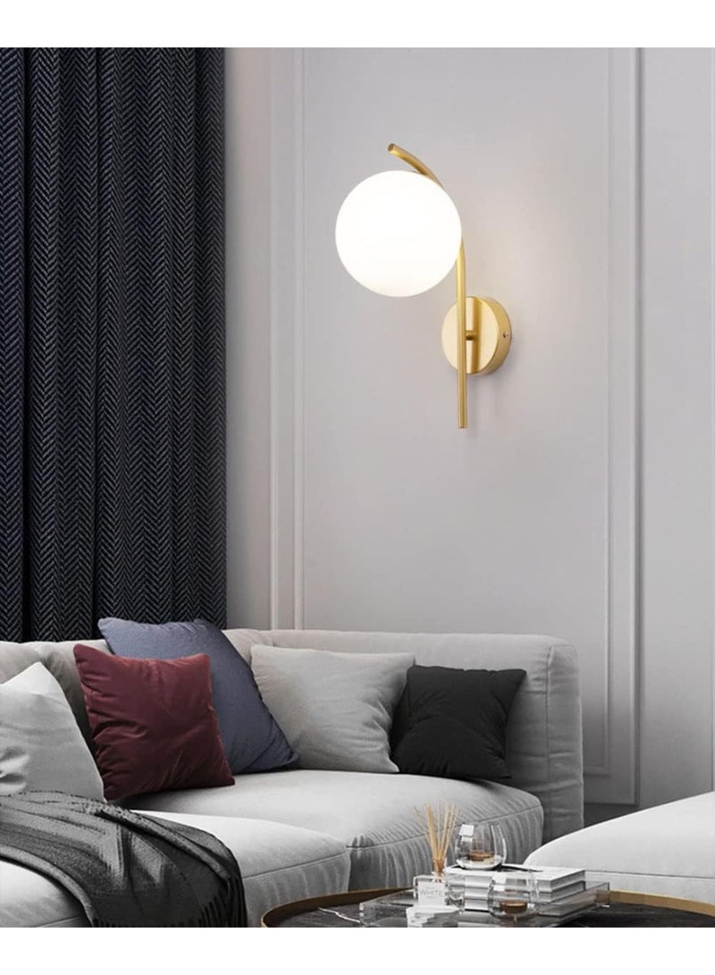 Cluc Gold Globo di vetro wall lamp - Image 1